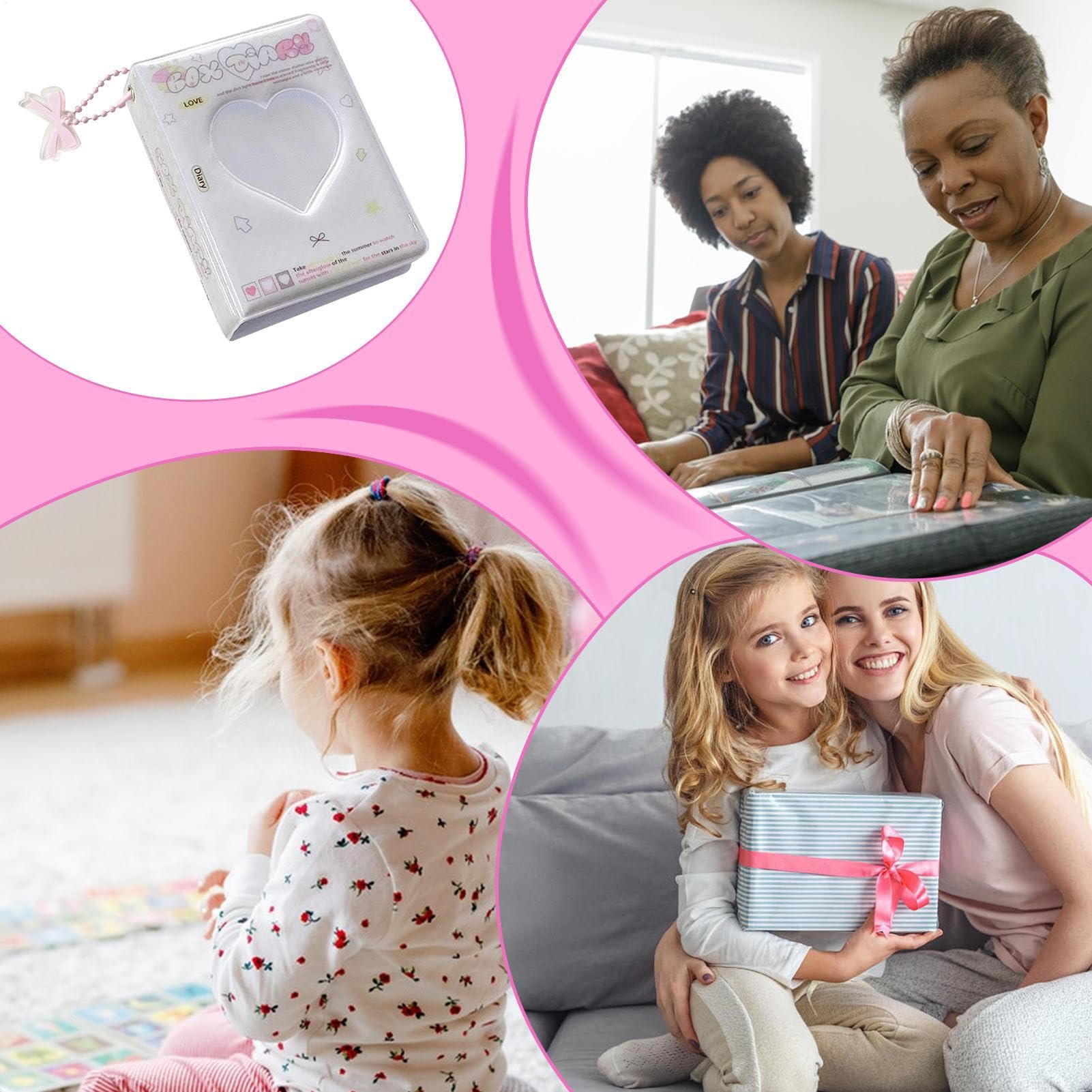 Raccoglitore per Photocard –Realizzato in PVC Album Portafoto a Tasche Trasparenti | Collezione Idoli K-Pop | Porta Card Tascabile per Fan e Collezionisti