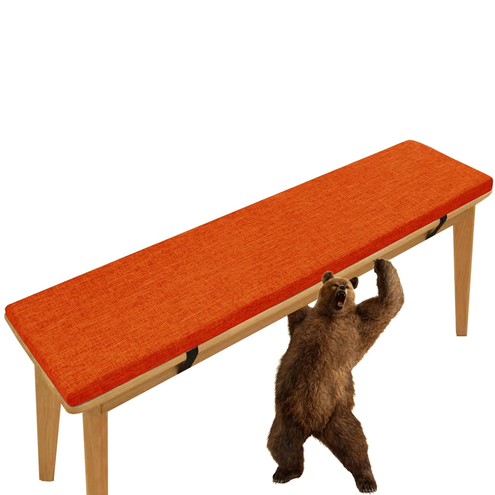 MCOSU Outdoor Bench/Sofa Cushion 48x16/42x18/50/60inch, Garden Furniture Swing/Sofa Cushion, Breathable Non-Slip Zipper Seat Cushions, High Density Foam Cushion (Color : 10#, Size : 47x18x2in)