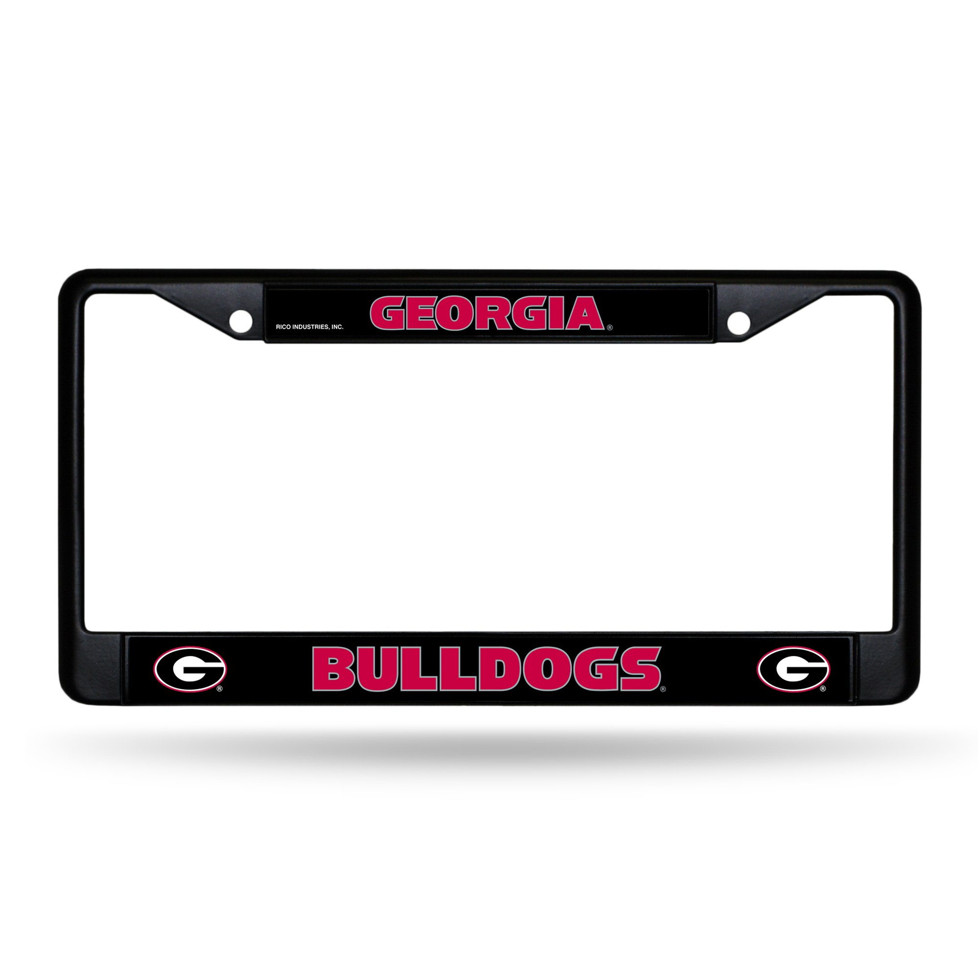 NCAA Rico Industries Standard Chrome License Plate Frame, Georgia Bulldogs
