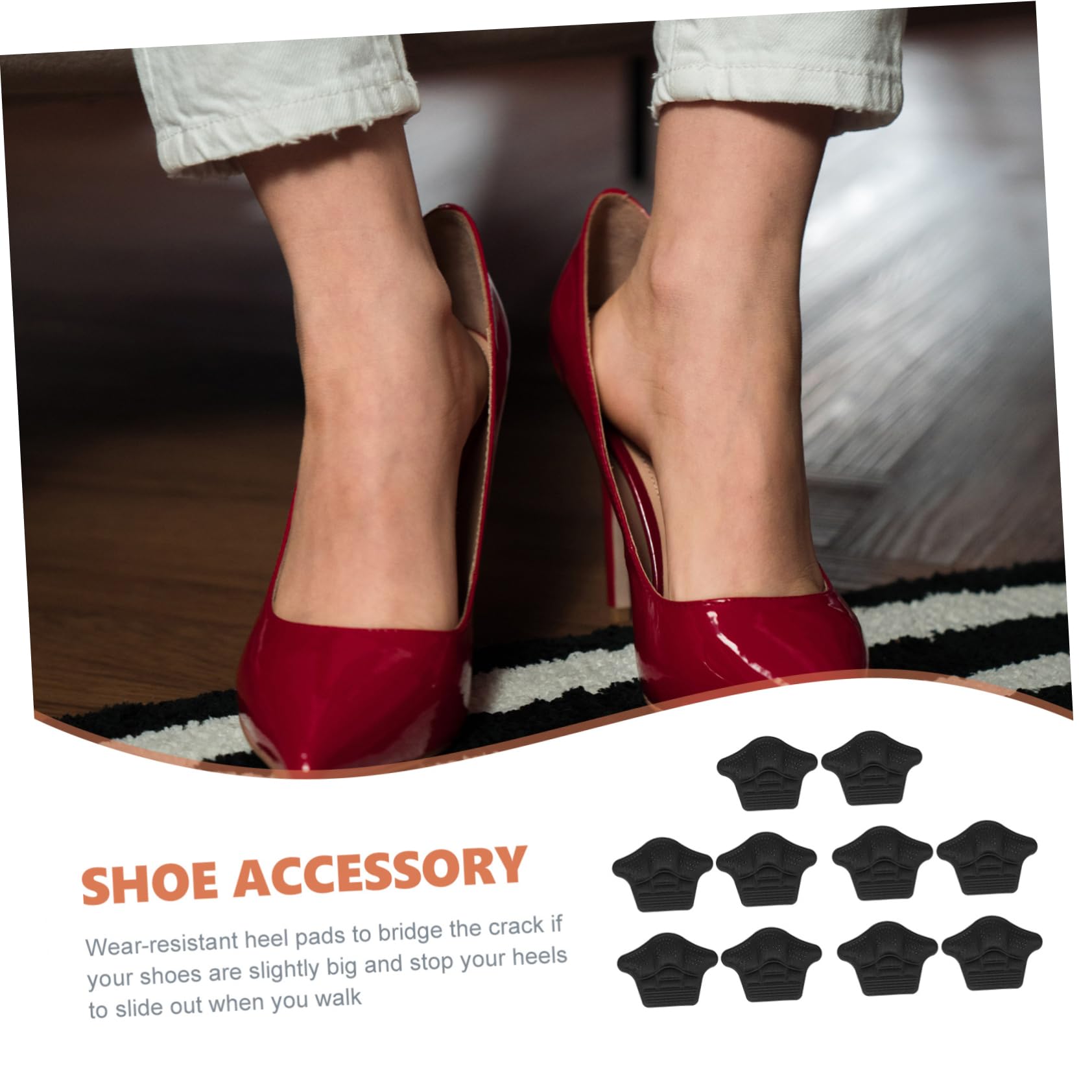 SOLUSTRE 20paare Fersenkissen Selbstklebende Einlegesohlen Für Sportschuhe High Heels Und Sneaker Und Und Schwarz Reduzierung Von Fußschmerzen Und Reibung