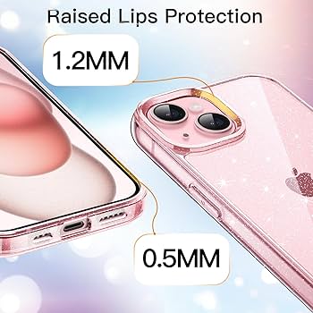 Amazon.co.jp: JETech iPhone 15 (6.1インチ専用) きらきら ケース