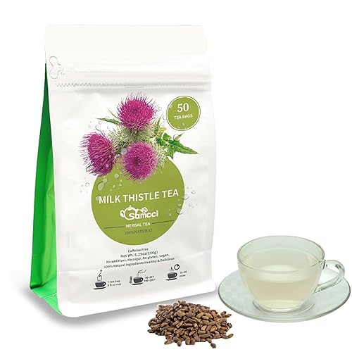 Miniatura 16 de SAMCCI - Bolsitas de té de hoja y raíz de diente de león, 50 bolsitas, té herbal de raíz tostada de diente de león natural para la salud del hígado