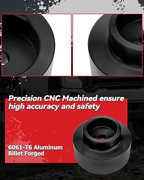 PROEZE 1.5 Rear Leveling Lift Kit Coil Spring Spacers for 2009-2024 Ram 1500 2WD 4WD, Rear Strut Spacers Suspension Leveling Kit