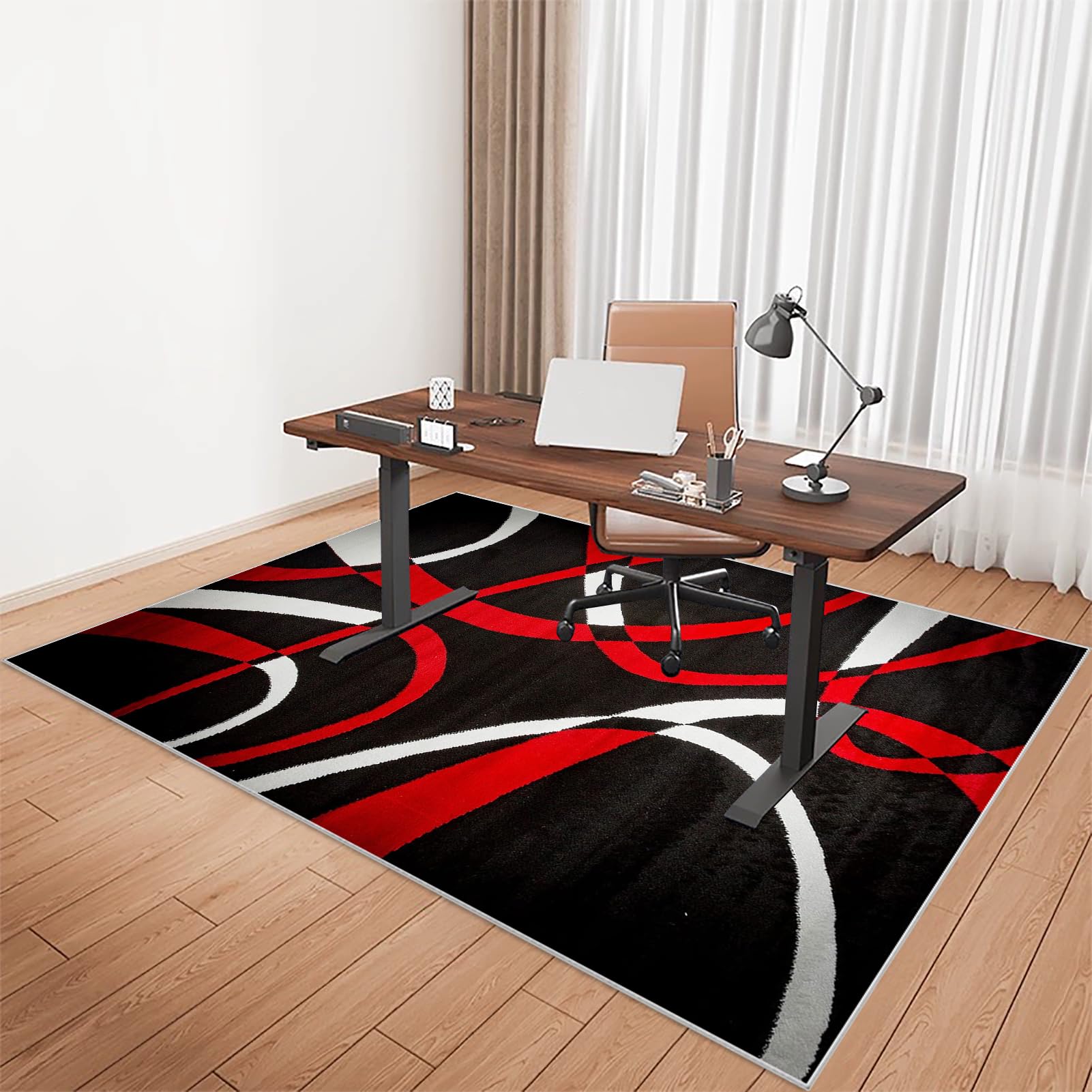 Tapis de chaise de bureau anti-rayures pour éliminer l'usure des parquets vernis