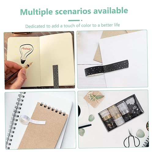 Miniatura 7 de EXCEART Decorative Tape 20 Rolls Pick up Washi Tape 20 Rolls DIY Washi Tape Decorative Washi Tape Sticker Account Sticky Paper Tape
