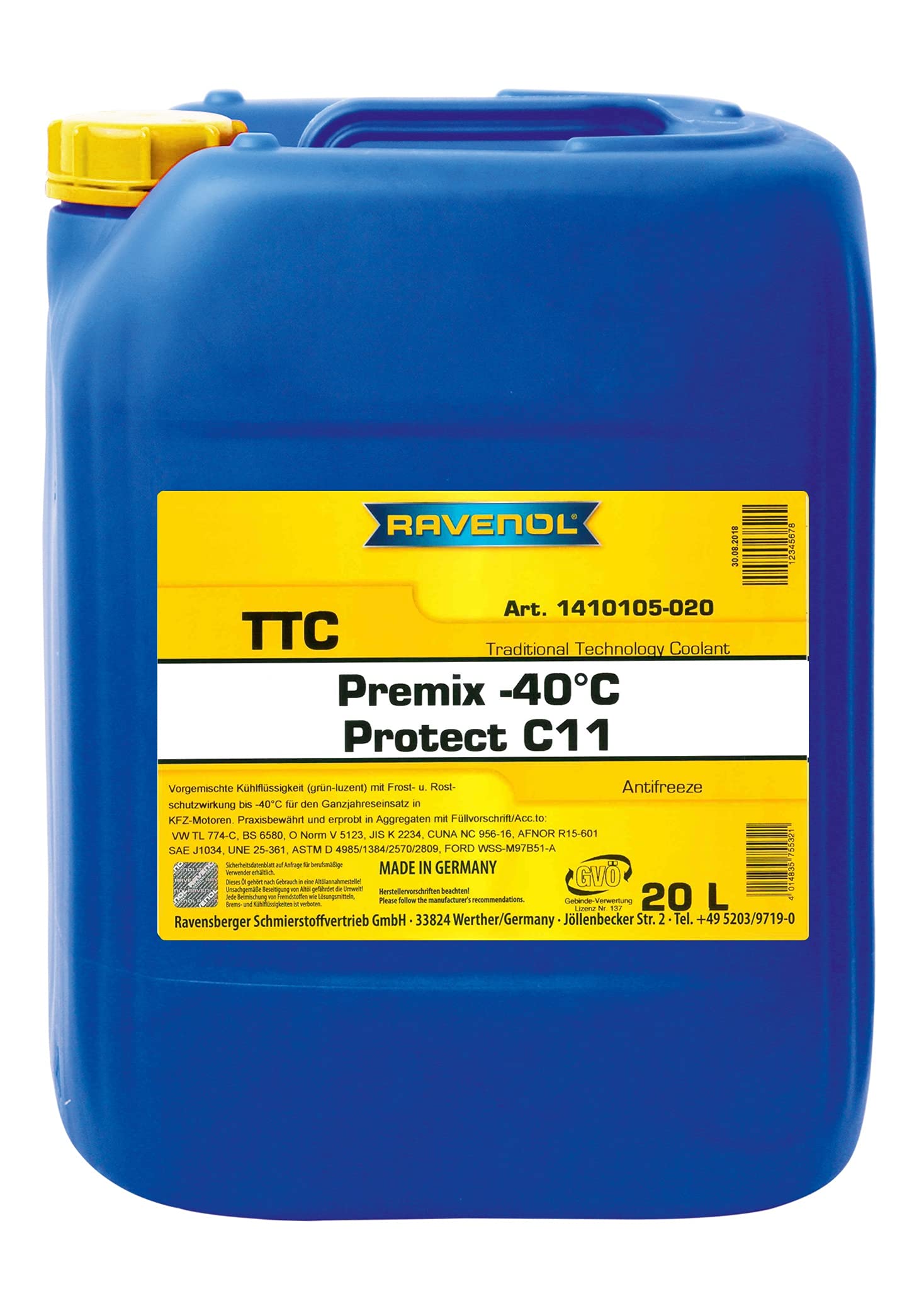 Ravenol 1410105-020-01-999 - Anticongelante