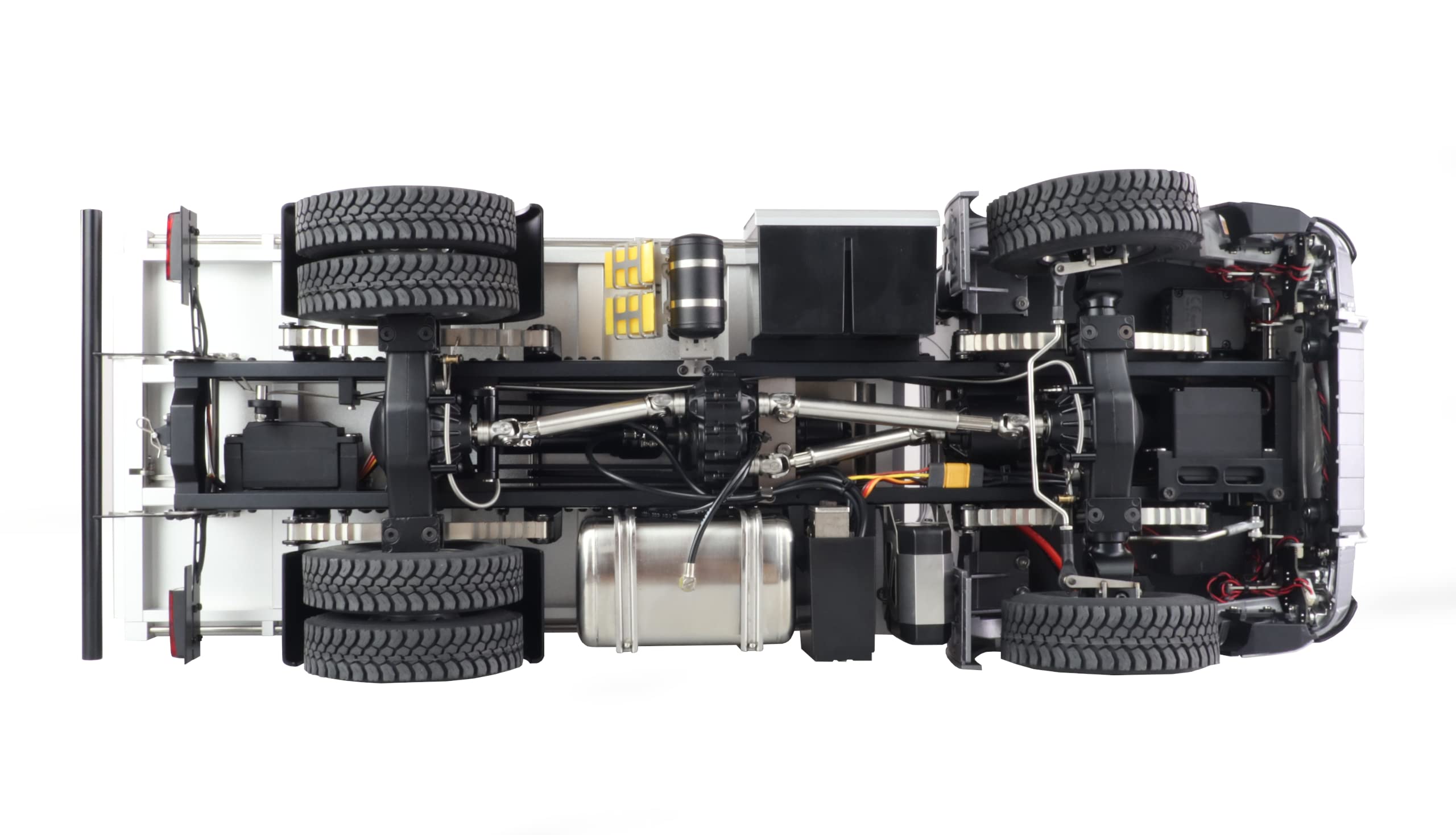 Amewi 22615 Mercedes-Benz Arocs hydrauliczna wywrotka wersja podstawowa 4x2 1:14 RTR szara