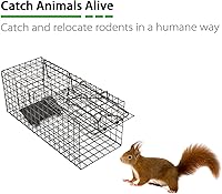 Vista 5 de Trampa de ardilla viva resistente para animales humanos (no requiere montaje)