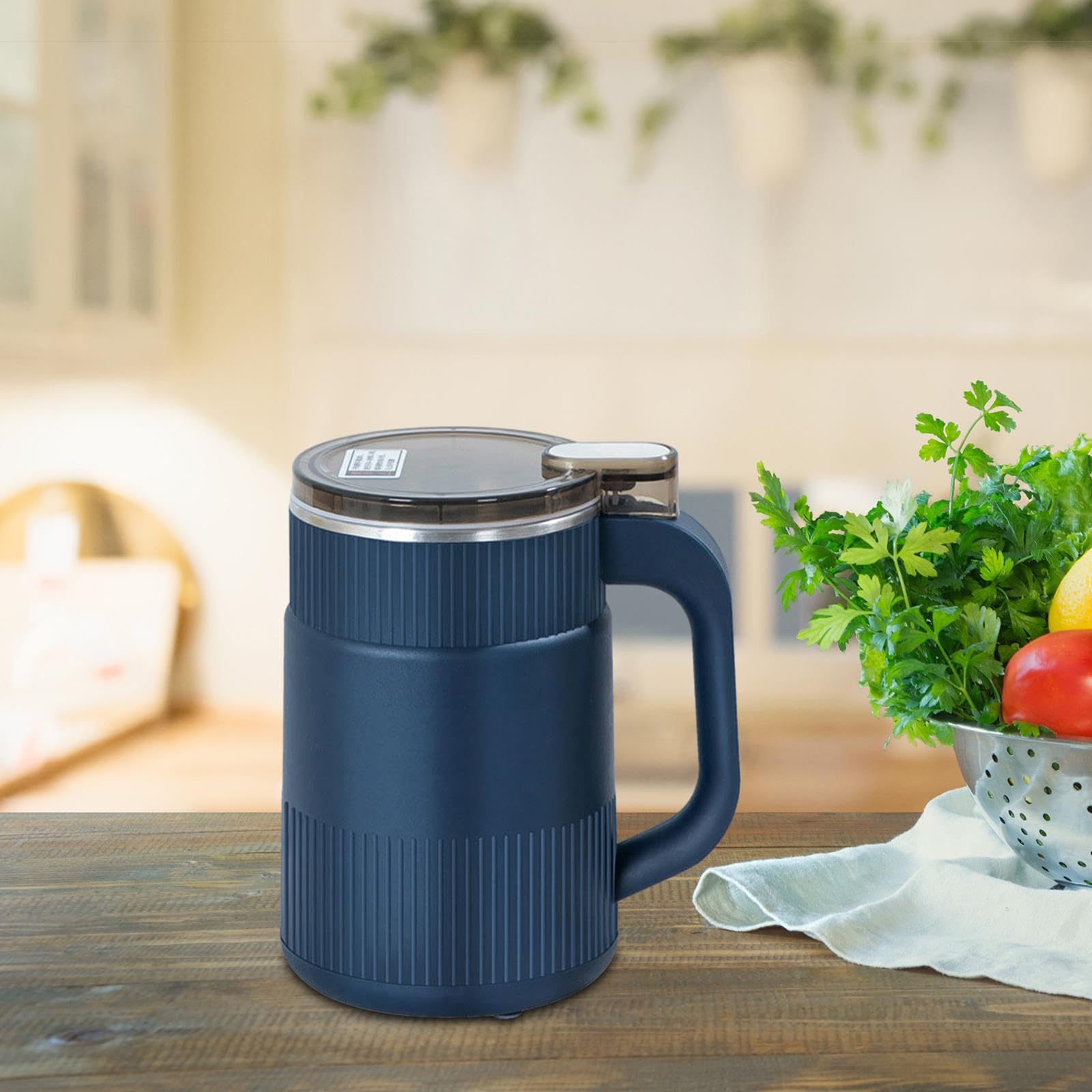 Fenteer Kaffeebohnen-Schleifmaschine, Kaffeemühle Elektrisch, EU-Stecker-Adapter, Kompakte Tragbare Zertrümmerung Maschine, Elektrische für Kaffeebohnen Nüsse Gewürze Getreide Kräuter Zucker Reis