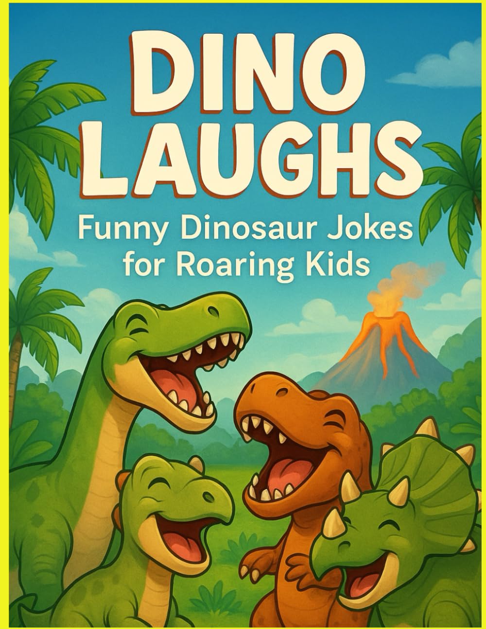 Dino Laughs: Funny Dinosaur Jokes for Roaring Kids: 200 Clean and Hilarious Dinosaur Jokes for Kids Ages 5–10