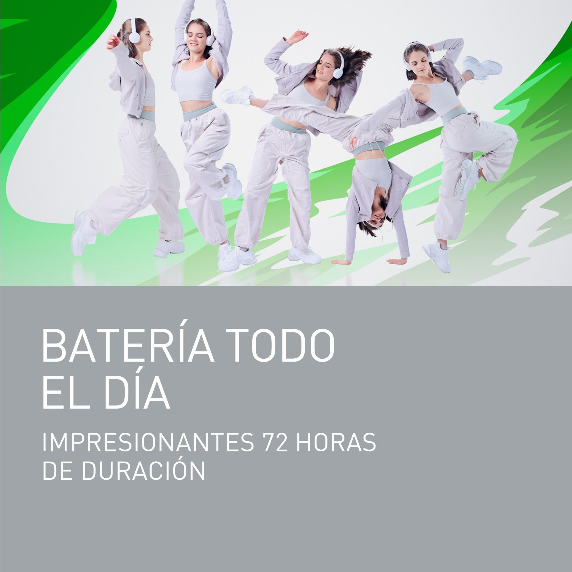 Panasonic HF630B, Street Auriculares Inalámbricos, Supraurales, Micrófono Integrado, Bluetooth 5.3, Multipunto, Diseño Giratorio, hasta 72 Horas De Reproducción, USB-C, Blanco