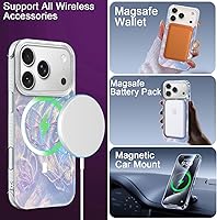 Vista 365 de I-MGAE-IN-AR - Funda diseñada para iPhone 12 y 12 Pro, diseño de mariposa plateada brillante, funda protectora de poliuretano termoplástico, suave