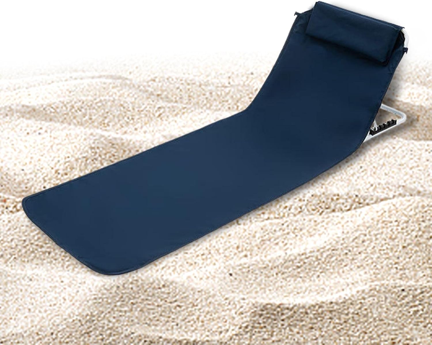 Beach Lounge Chairs Mat Solid Color Beach Lounger Beach Mat, Folding