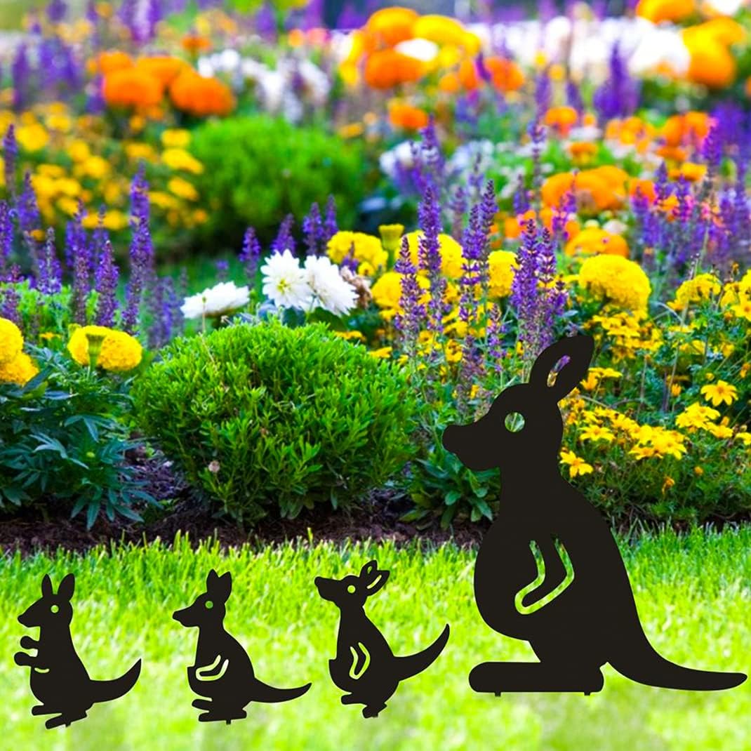 DIYBravo Garden Statues Yard Metal Art Animal Silhouette Statues - Image 3