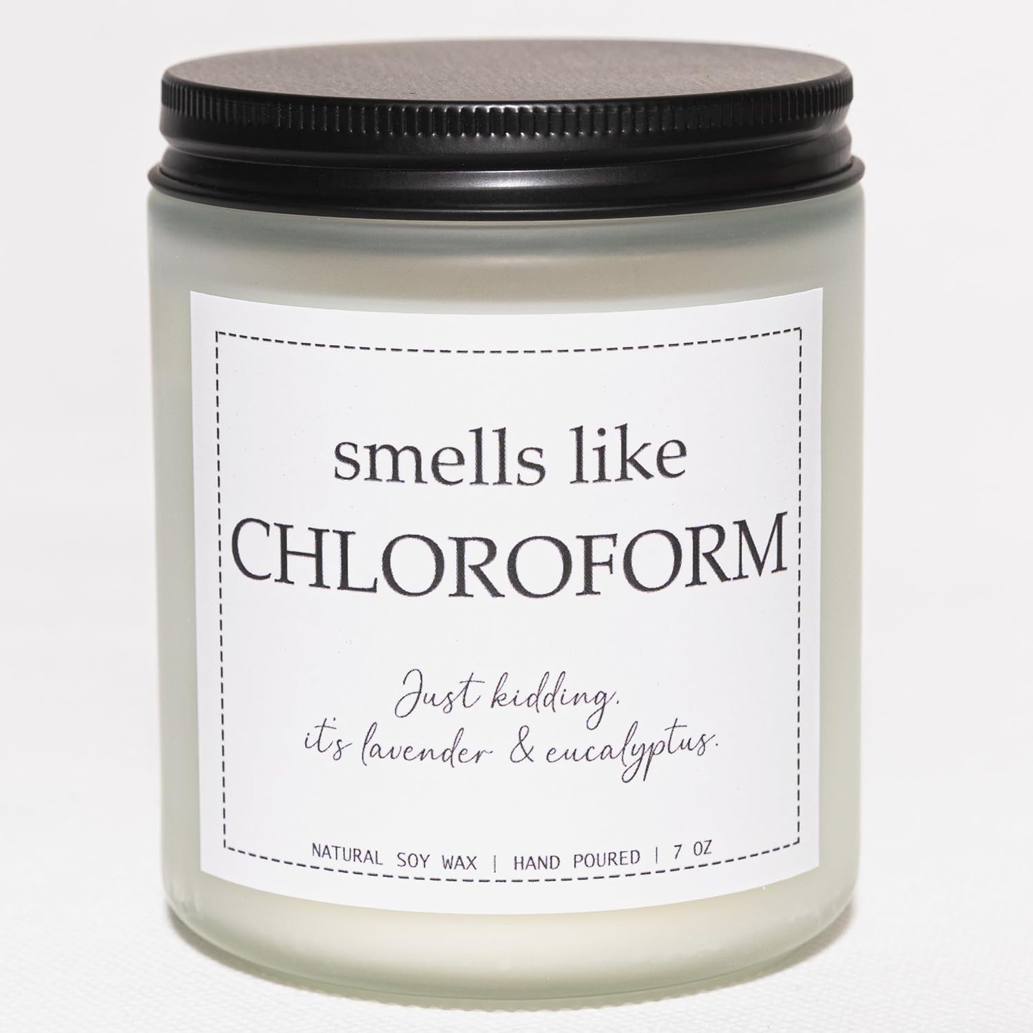 Smells Like Chloroform Candle, True Crime Gifts for Women