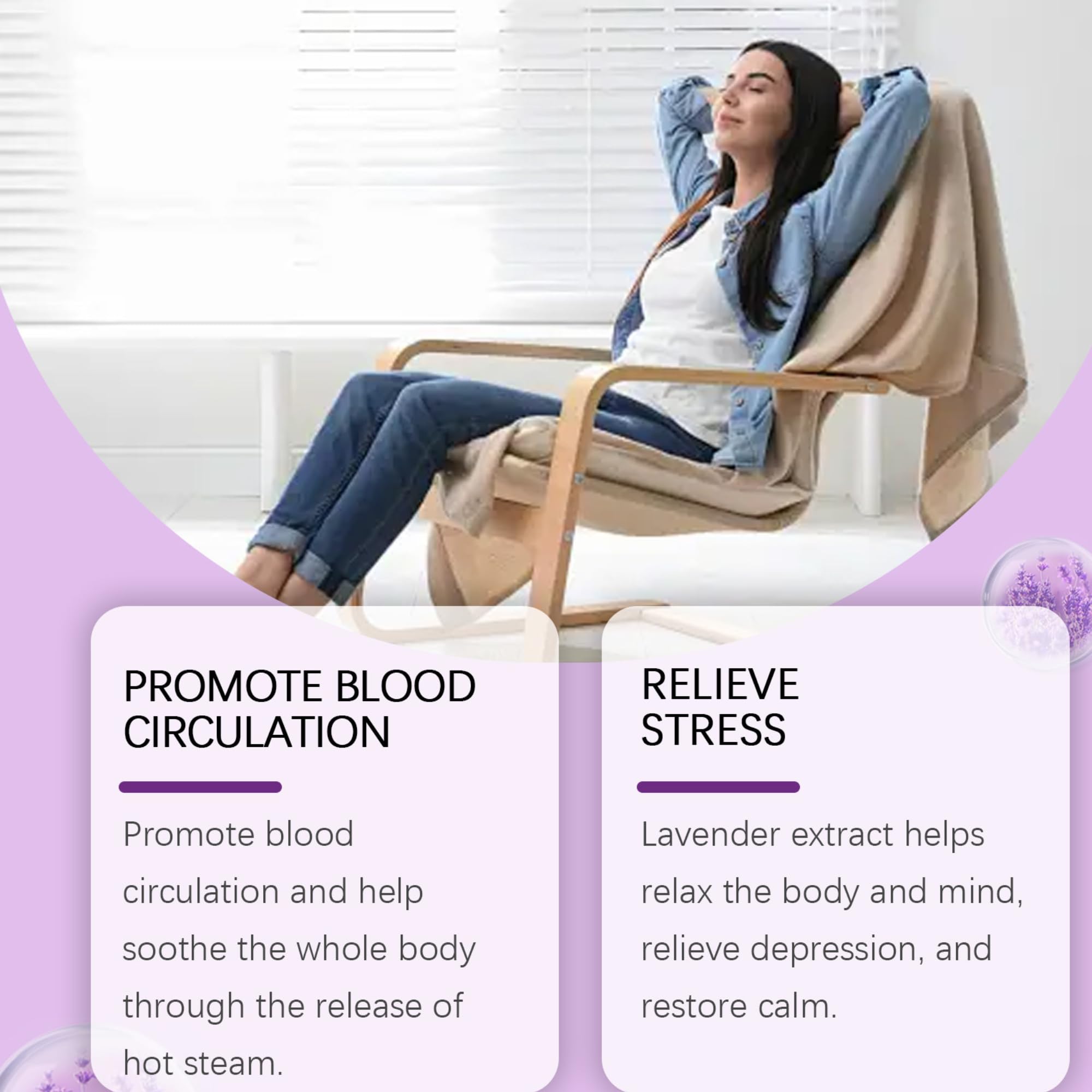 Lot de 7 galet de douche Aromathérapie Apaisante pour Spa à Domicile - cadeau bien-être original pour la fêtes des pères, papa, maman, grand-mère, meilleur ami, fille, Lavande relaxante