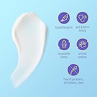 Vista 3 de Johnson's Baby Crema facial y corporal para bebés, crema hidratante diaria para bebés, para calmar, nutrir y reconfortar la piel seca, sensible