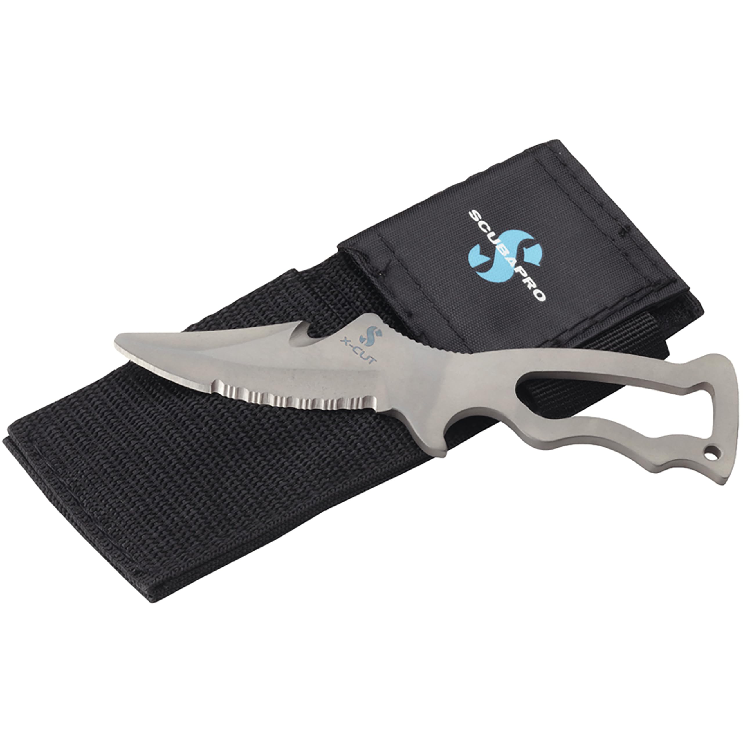 Scubapro X-Cut Titanium TEK Knife with Nylon Sheath 5 in.