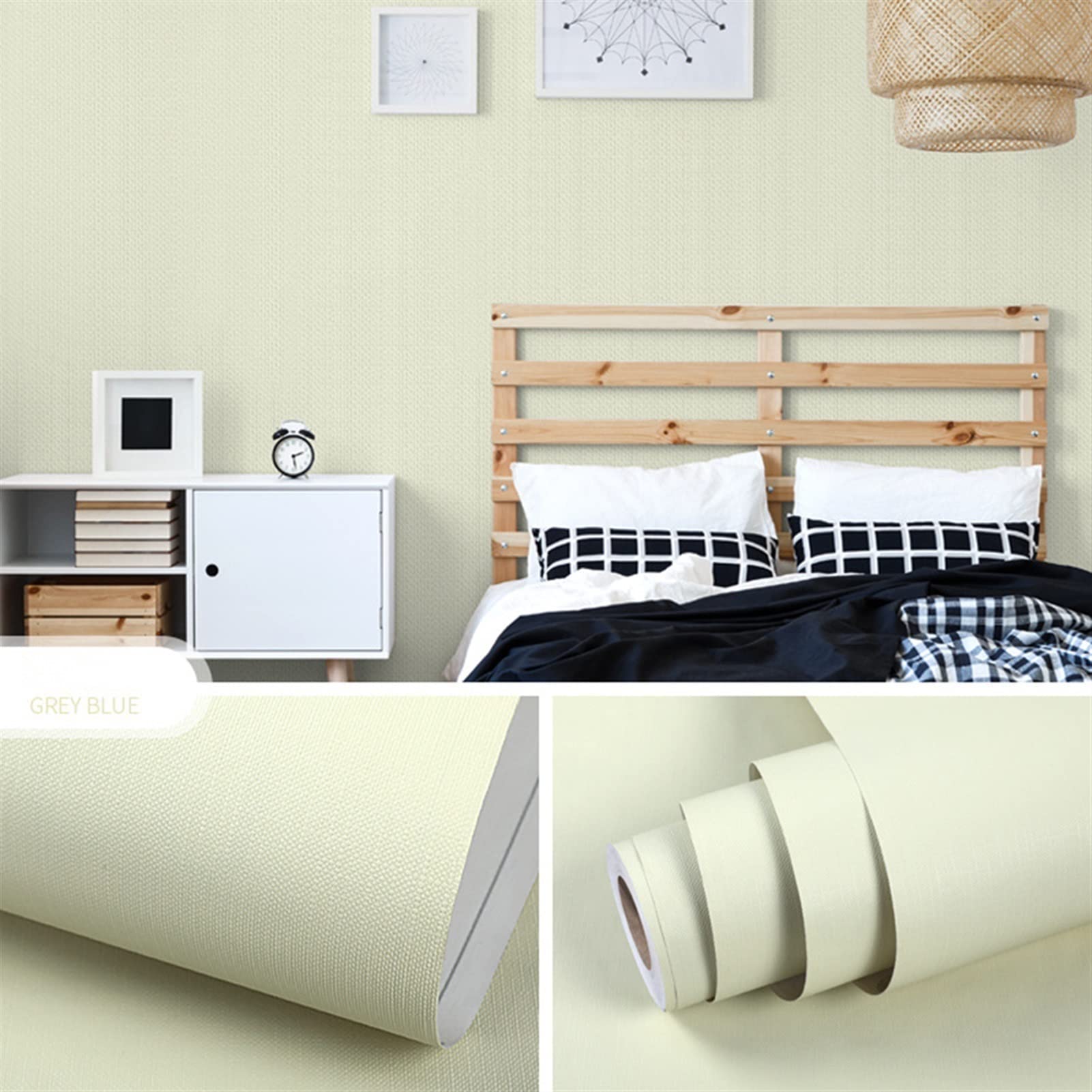 Papel tapiz de crema para salones rústicos y zonas de estudio en el hogar contemporáneo