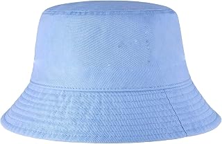 INFISPACE Kid's Cotton Bucket Sun-Hat for Sun Protection (Size: 21 Inches, Age: 5-12 Years) Price In India