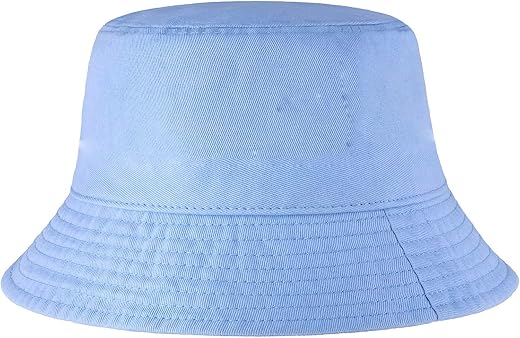 INFISPACE Kid's Cotton Bucket Sun-Hat for Sun Protection (Size: 21 Inches, Age: 5-12 Years)