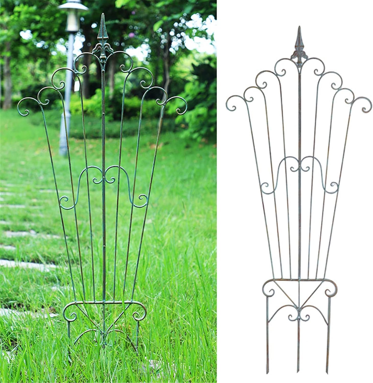 Amazon.co.jp Gardening Posts, Garden Plant Support Cage, Climbing Frame, Outdoor Plant Frame
