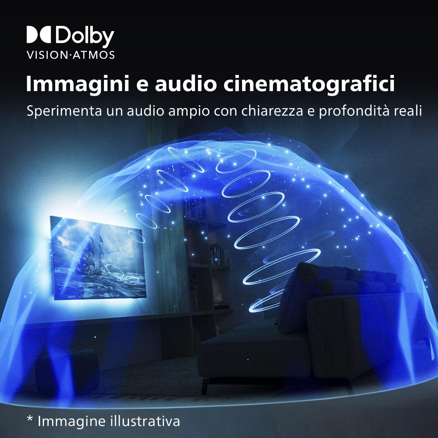 PHILIPS 50PUS7607/12, Smart TV LED UHD 4K 50 Pollici, High Dynamic Range (HDR), Dolby Atmos, Dolby Vision, Immagini E Audio Cinematografici, Design Sottile, 60Hz, TV SAPHI PHILIPS 50PUS7607/12, Smart TV LED UHD 4K 50 Pollici, High Dynamic Range (HDR), Dolby Atmos, Dolby Vision, Immagini E Audio Cinematografici, Design Sottile, 60Hz, TV SAPHI