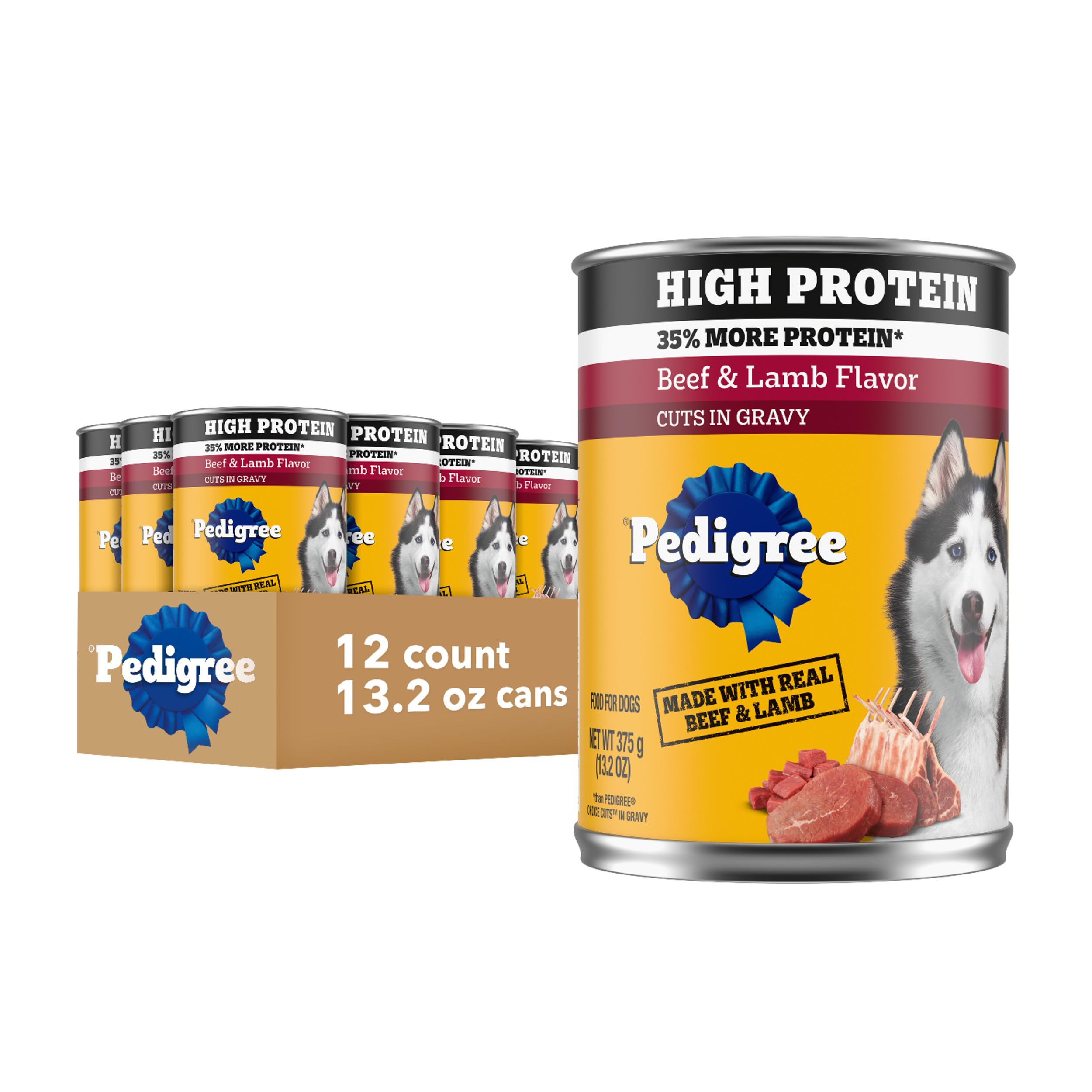 Pedigree High Protein Beef and Lamb Wet Dog Food