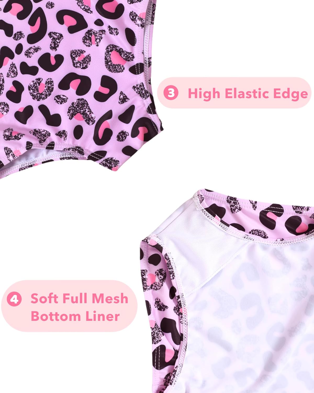 Girls Swimsuit One Piece Bathing Suit Quick Dry Beach Swimwear Cute Cross Shoulder Strap Swimming Suits 2-10 Years - Image 5