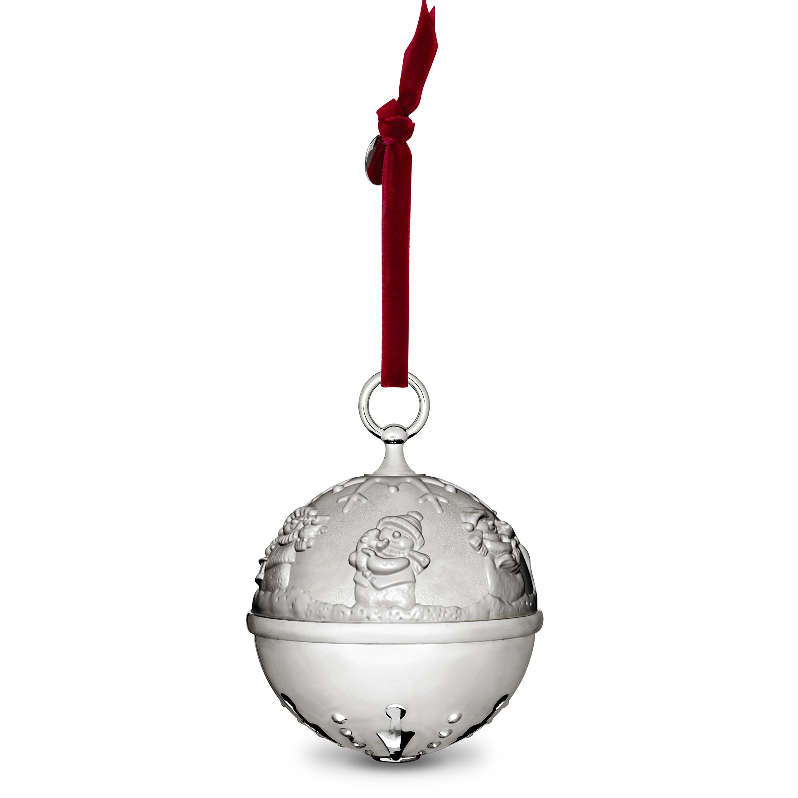 Hallmark Keepsake Christmas Ornament 2018 Year Dated, Silver Bell Christmas Ornament, Ring In the Season Jingle Bell, Metal