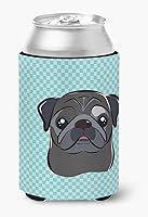 Vista 700 de Caroline's Treasures BB1293LITERK Tablero de ajedrez verde lima Weimaraner Botella de vino Hugger Funda Enfriadora Abrazador Lavable a Máquina