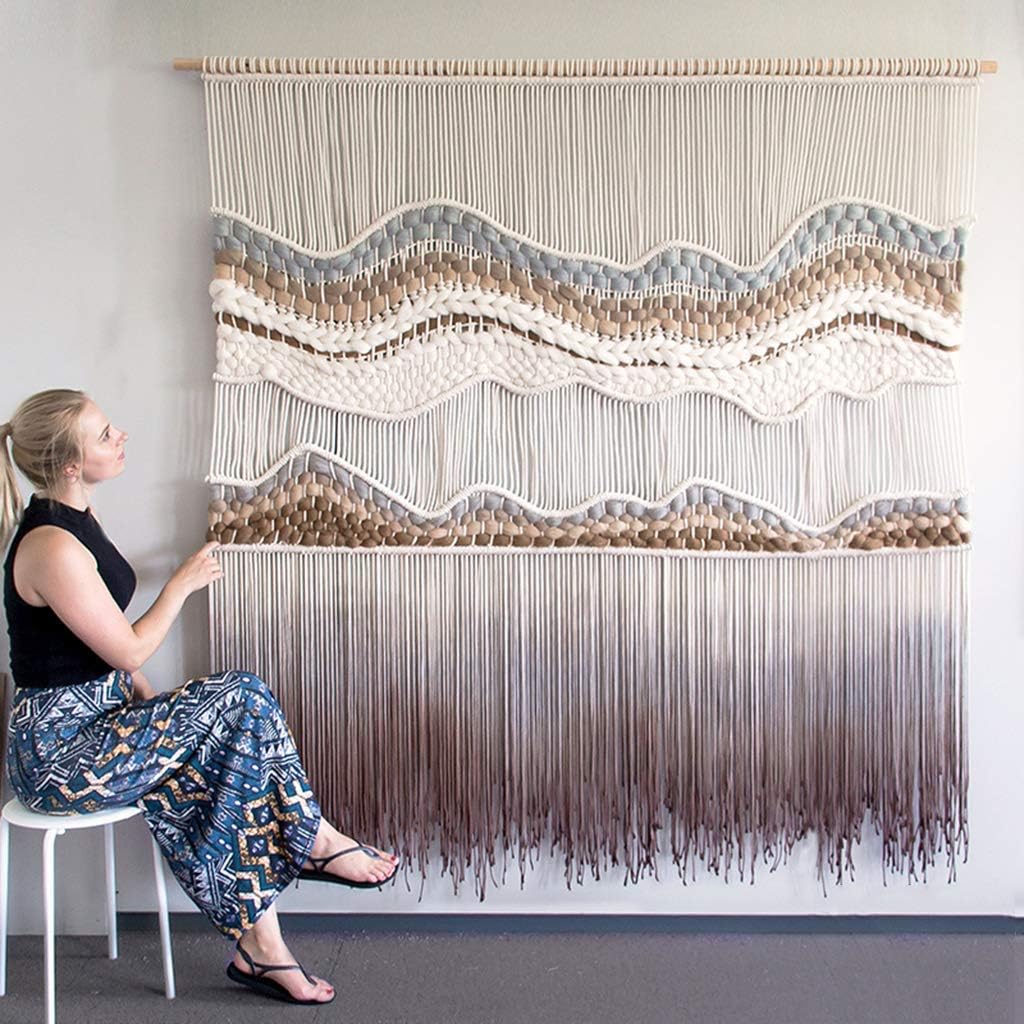Macrame Wall Hanging Bohemian Chic Woven Wall Tapestry