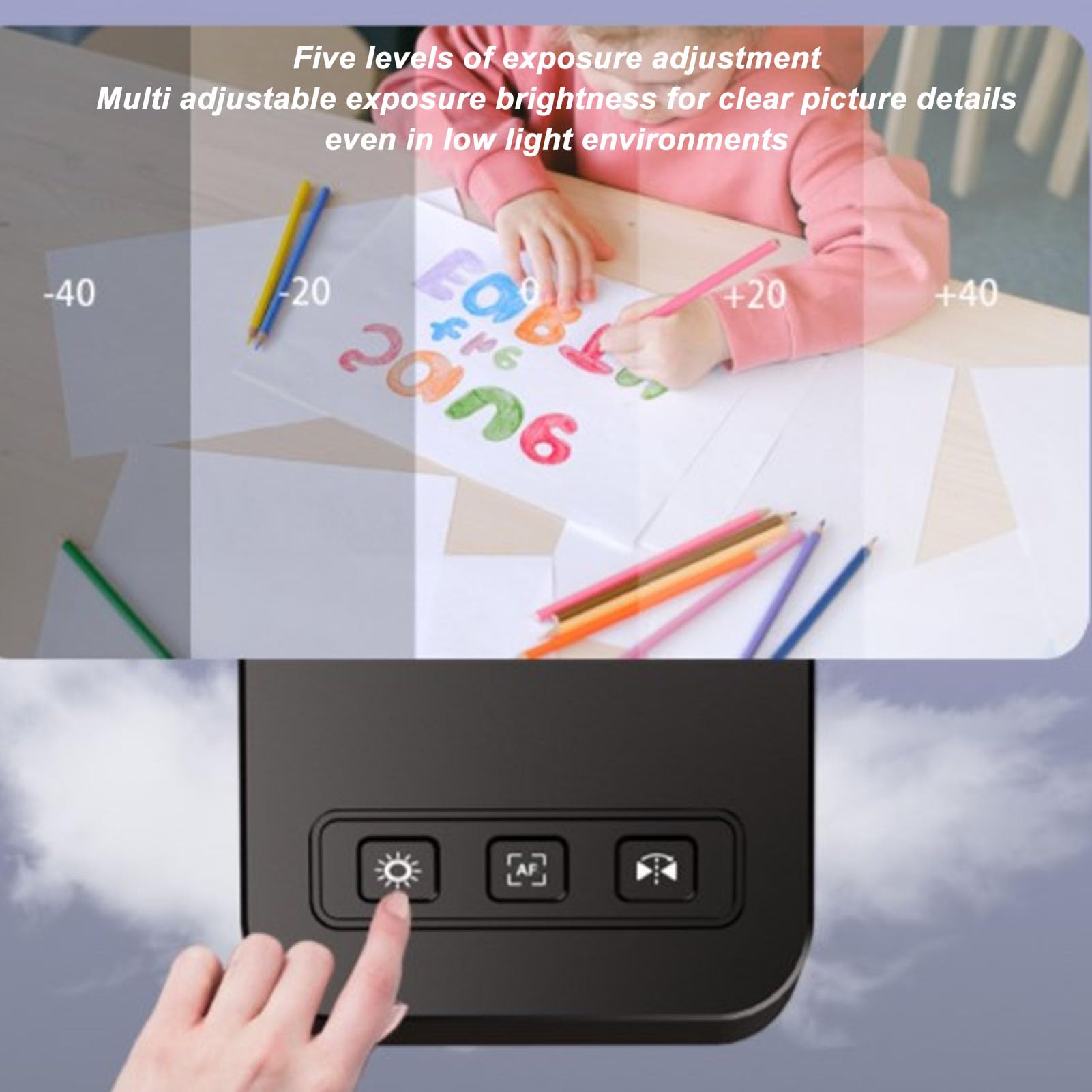 Amazon.co.jp: 教師用 4K USB 書画カメラ、Ultra HD A3 サイズ