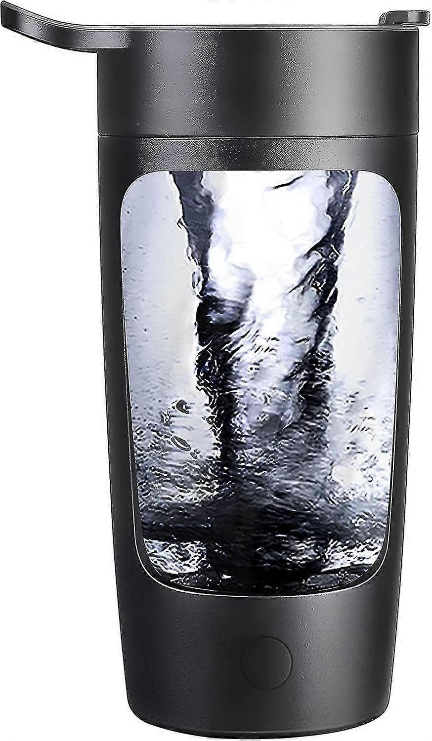 JOYHAPPST Electric Shaker Bottle, 22oz Shaker Bottles For Protein Mixes, Usb-rechargeable(black)