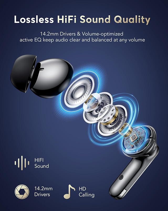 AI Translation Earbuds Real Time-199+ Language Translator Earbuds,Simultaneous Interpretation Translator Ear Buds,No Subscription Audifonos Traductores Inglés Español,AI Translating Earbuds for Travel image 7