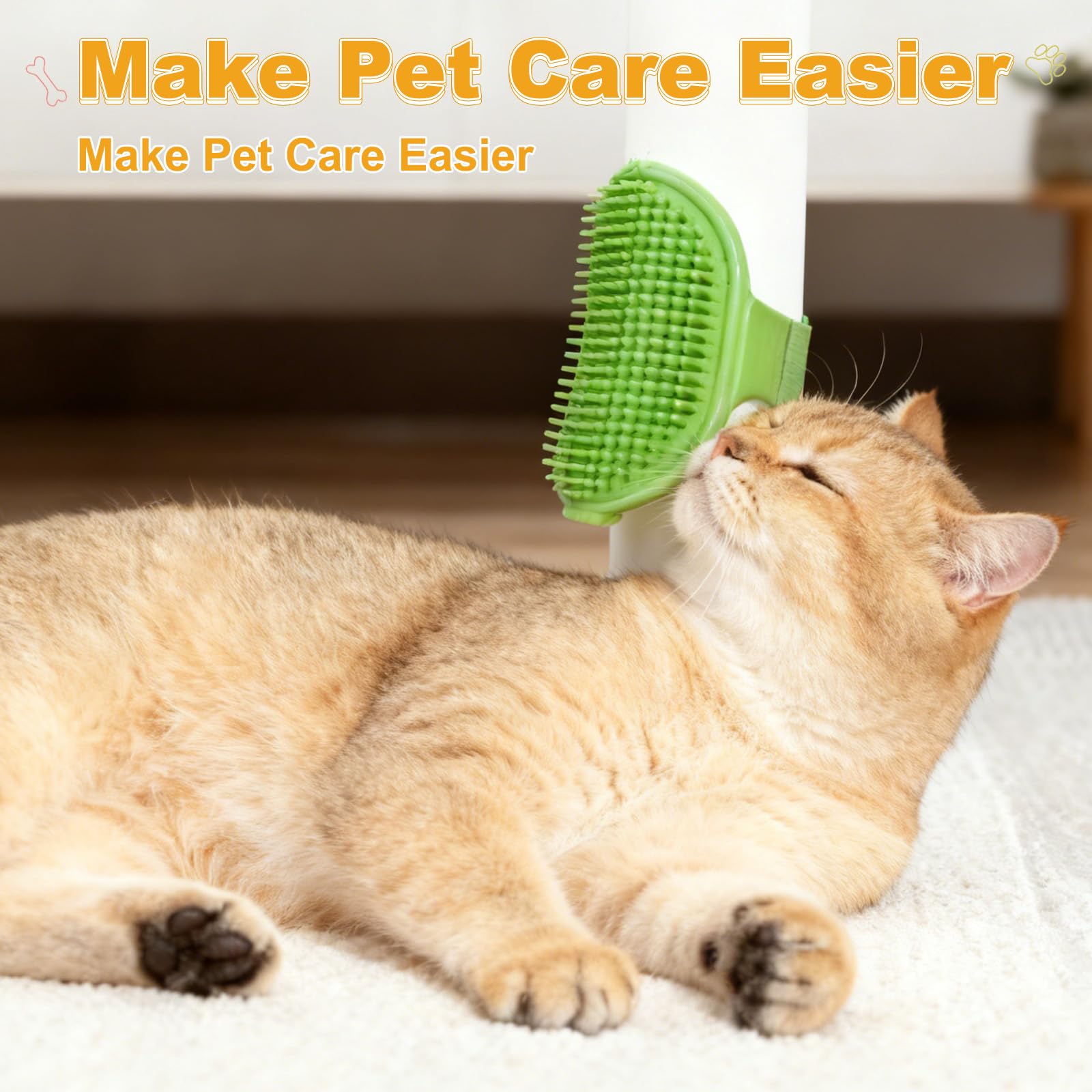 Hunde-Badebürste, Silikon-Shampoo-Bürste mit verstellbarem Ringgriff, Massage-Schrubber (2 Stück, blau), für langes, kurzes Haar, Hunde und Katzen, Baden, Reinigung, Shampoonieren