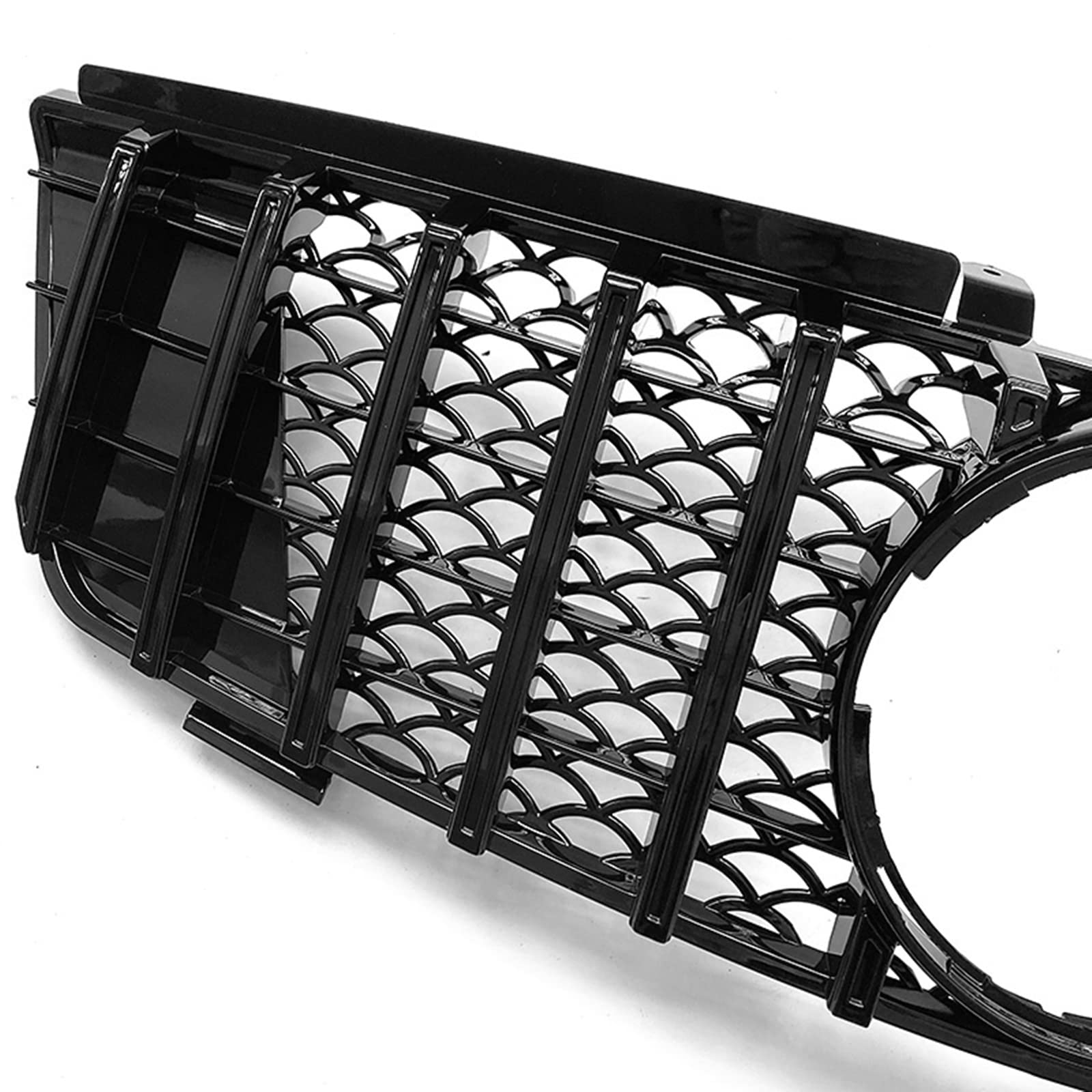 Kratka zderzaka przedniego do Mercedes Benz ML klasa W164 2005-2008 GT styl srebrny czarny