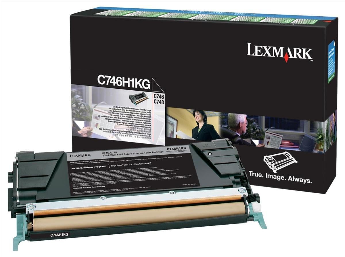 Lexmark C746H1KG High Yield Return Program Cartridge Toner, Black
