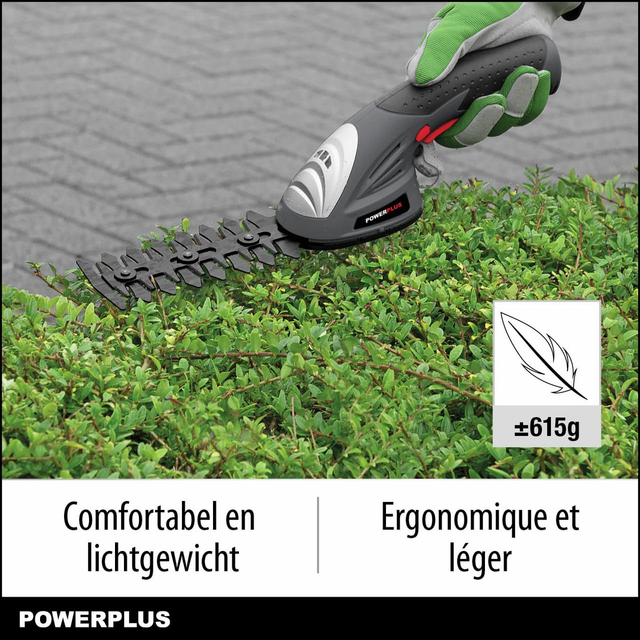 POWER plus POWEG4500 - Cortasetos/cortabordes 7.2v