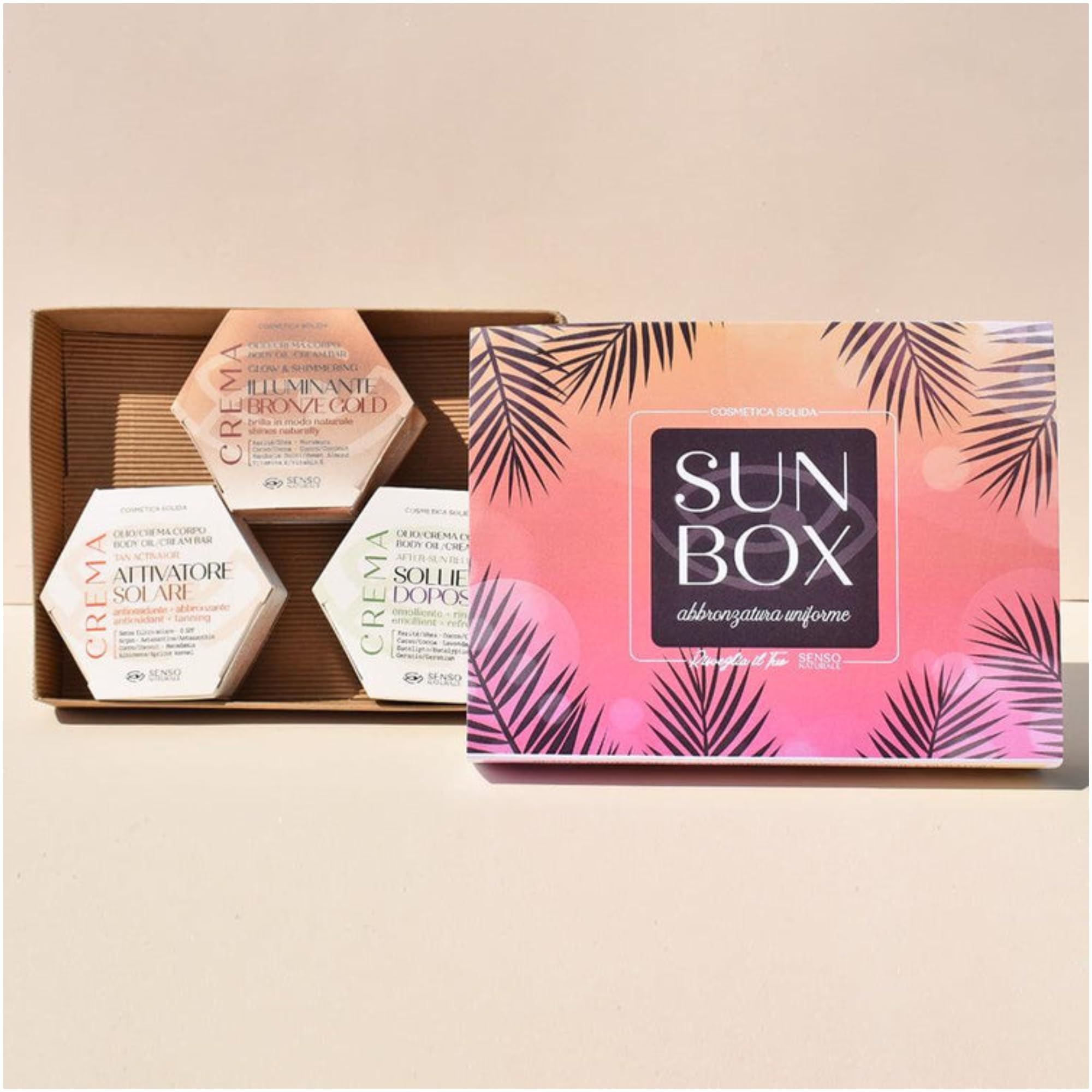 Senso Naturale Sun Box Gift Set, Natural Tanning & After Sun Skincare, Vegan, Organic, Dermatologically Tested - Image 2