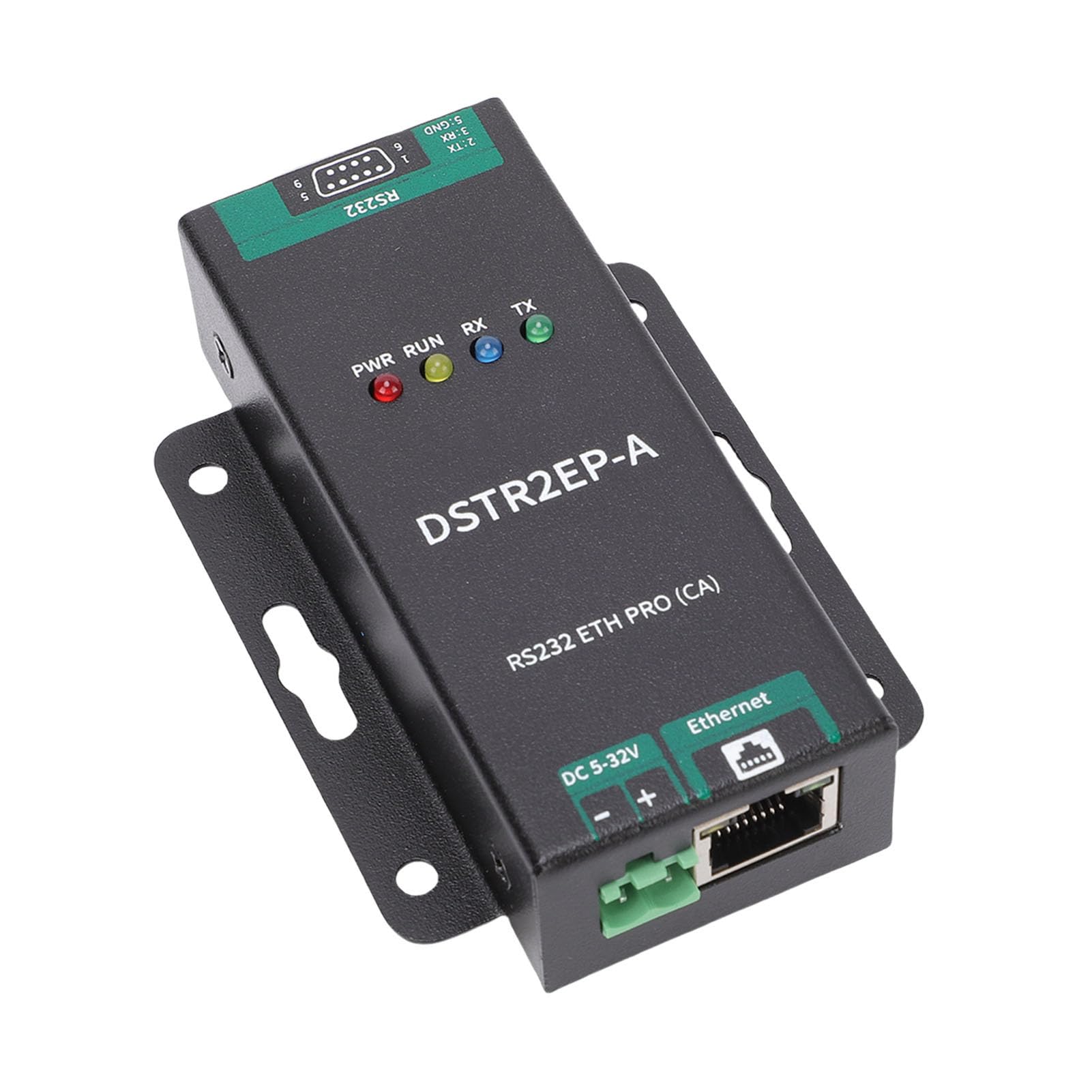 Tosuny Convertitore RJ45 Ethernet, Modbus Serial Server | Bidirectional Transparent Transmission Module, Industrial DIN Rail Mount, with MQTT JSON for UDP