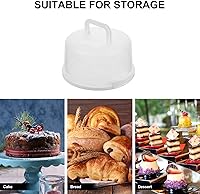 Vista 3 de Luxshiny Caja de pastel reutilizable portátil hermética para almacenamiento y transporte para panaderías, hogares y eventos al aire libre, diseño