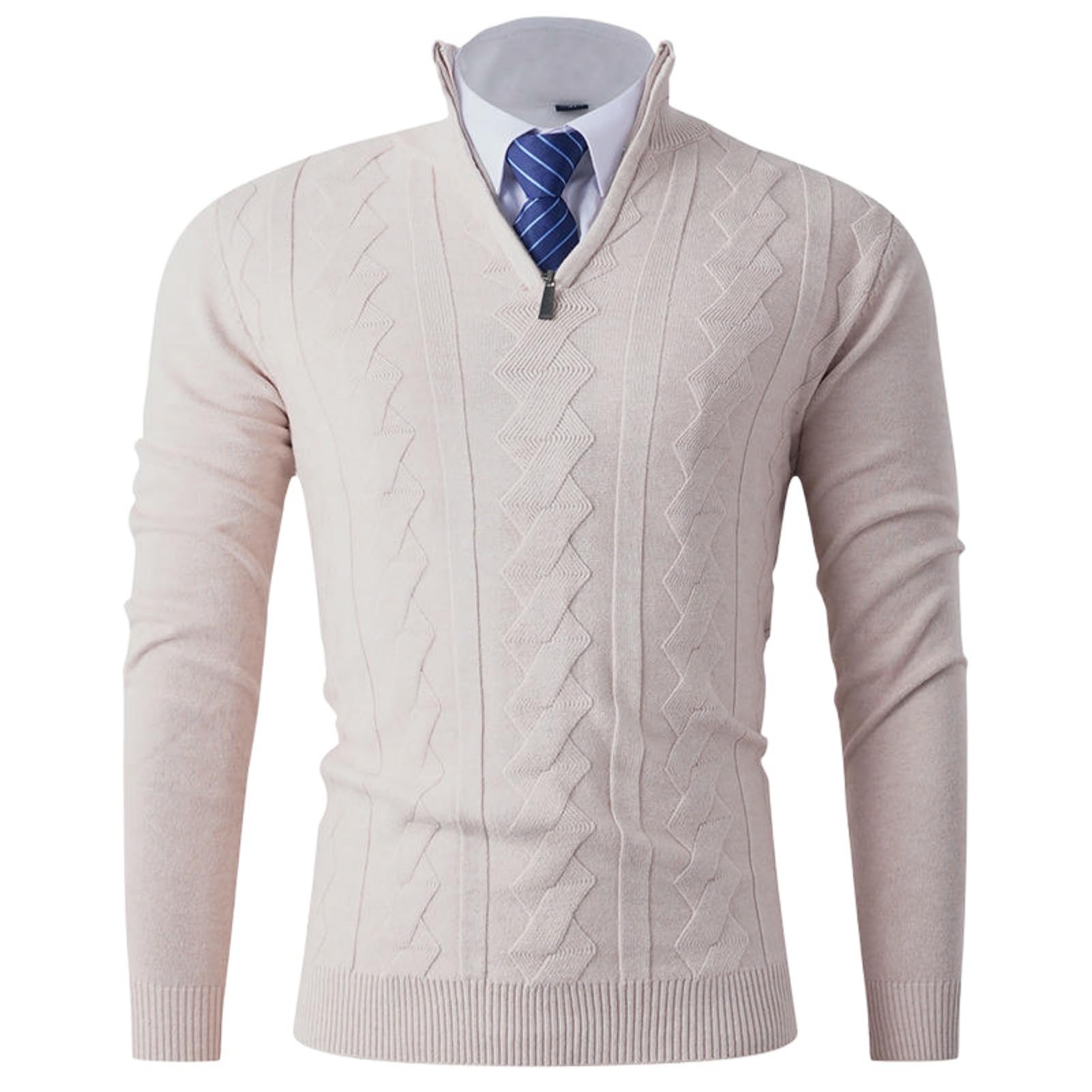 Suéter de cuello alto para hombre, para primavera, otoño, europeo, americano, cálido, informal, con base