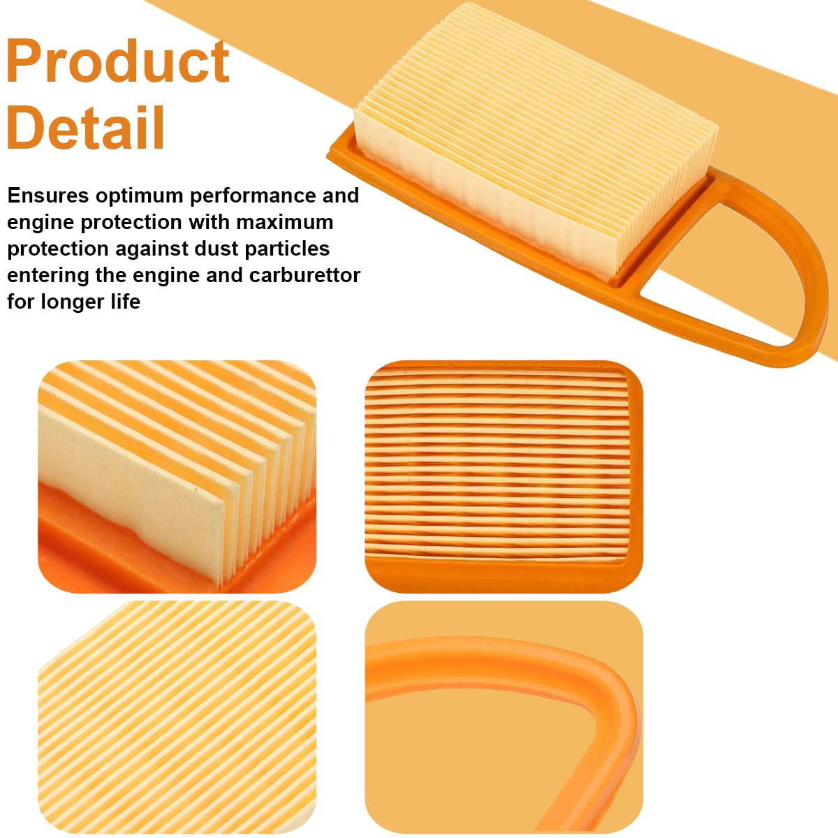 Filtre à air pour Stihl BR500, BR550, BR600 10,40