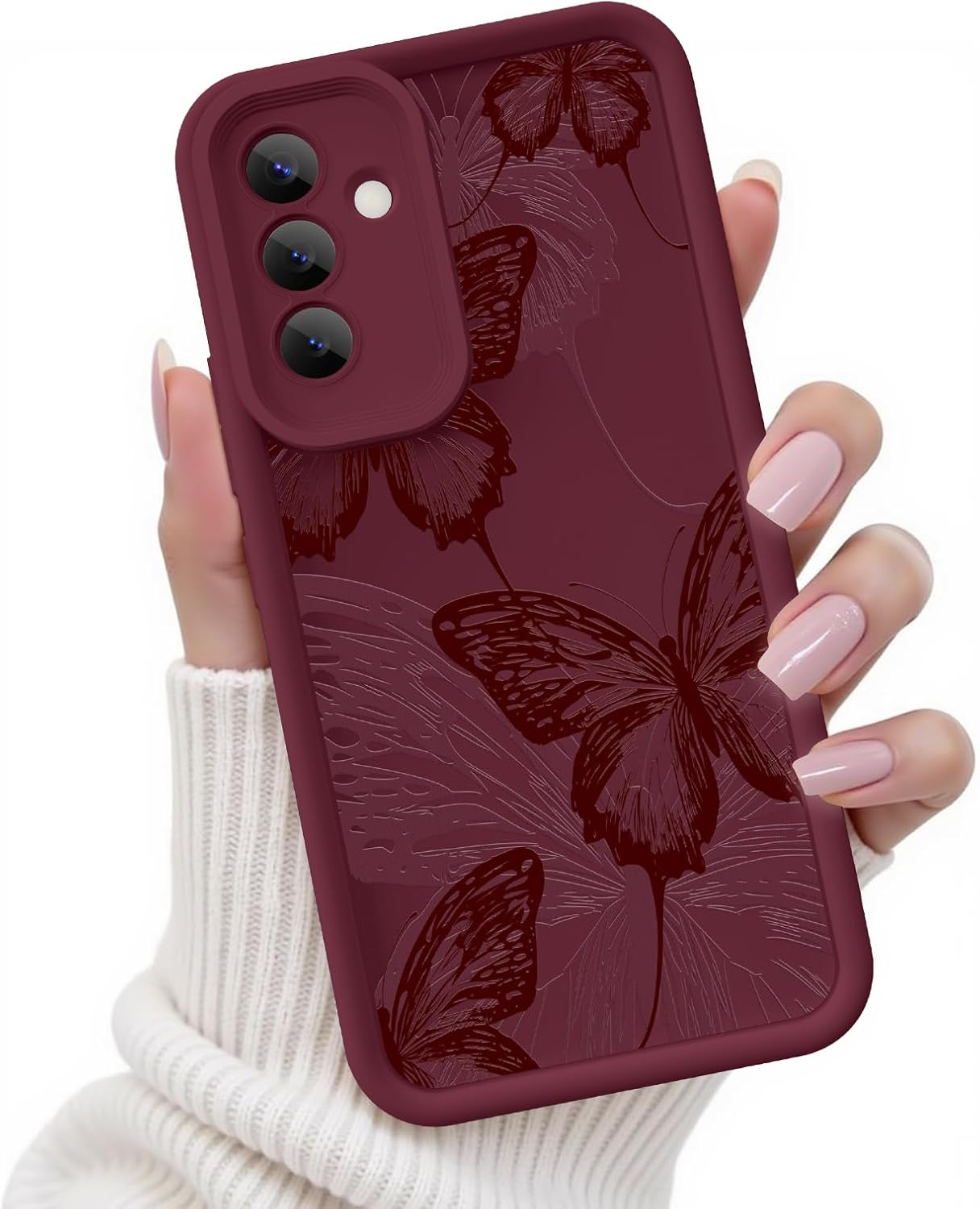 Amazon.com: FUXICASE for Samsung Galaxy S26 5G Case, Creative Butterfly ...