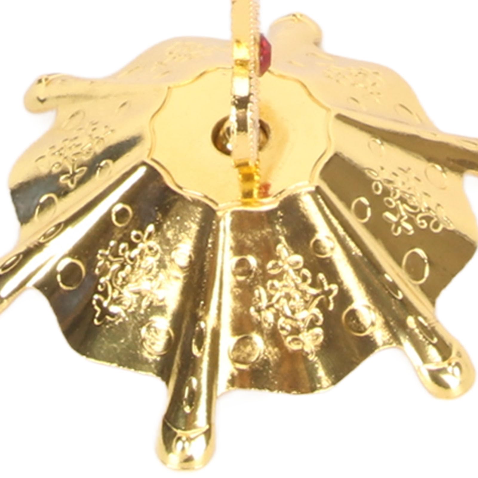 Fockety Stojący Krzyż Znakomity Metalowy Krzyż Stojący Elegancki Retro Retro Krzyż Krzyż Czerwony Rhinestone Dekoracji Z Podstawą Katolicki Krzyż Jezusa Długotrwały
