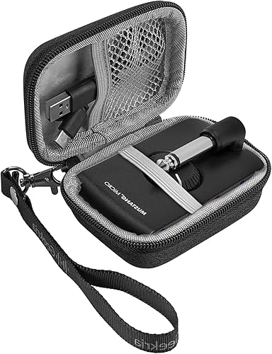 Miniatura 1 de Geekria Shield Carry Case Compatible with Fender Mustang Micro Headphone Amp Case, Replacement Hard Shell Travel Carrying Bag with Cable Storage