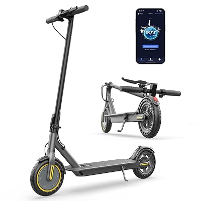 Electric Scooter, Powerful 500/350W Motor, 10"/8.5" Tire, Top Speed 22/19 MPH, 23/20/16 Miles Max Range, Folding Escooter for Adults & Teens with Smart APP, Digital Display, Cruise Control, Suspension