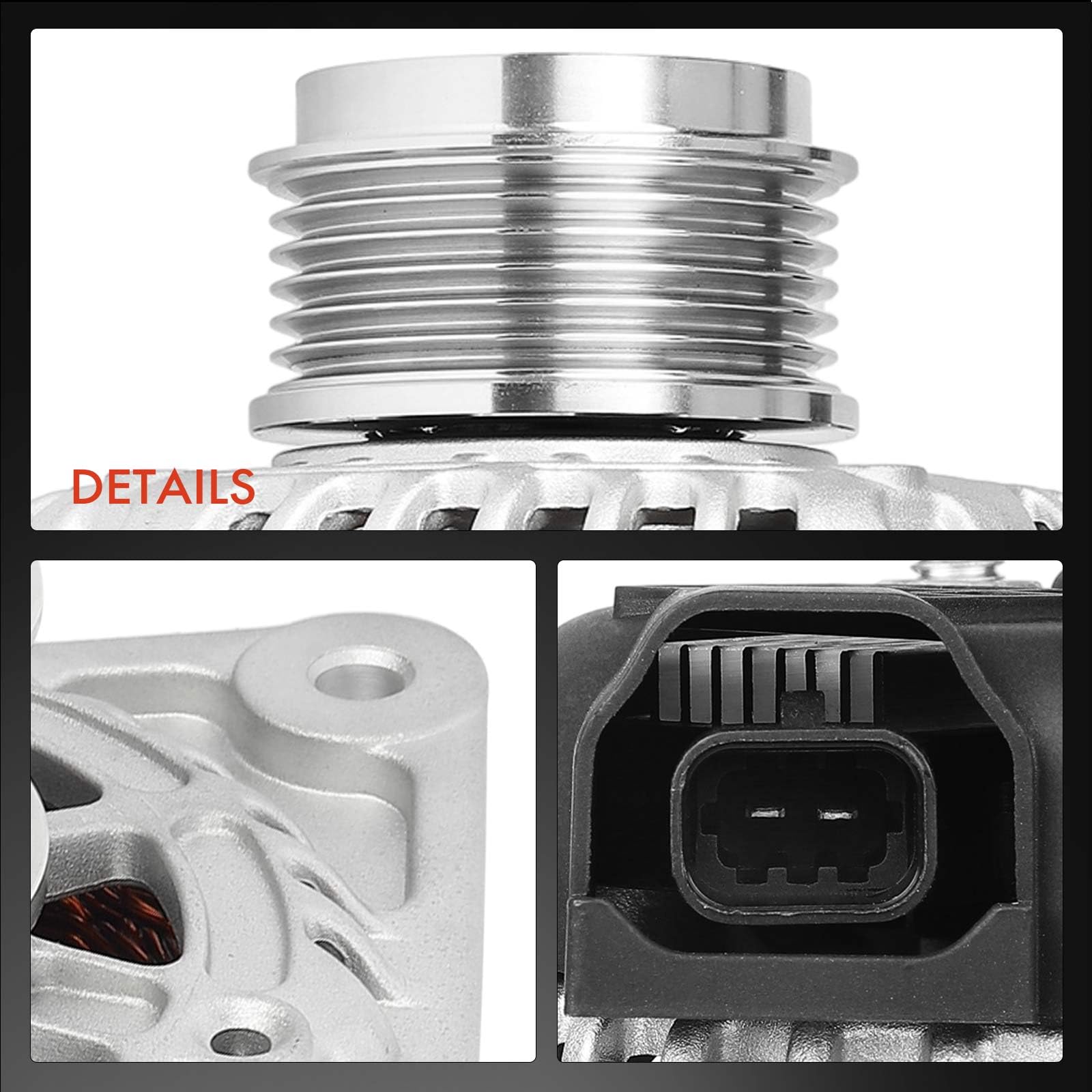 Frankberg 1x Lichtmaschine Generator 100A Kompatibel mit Astra J P10 1.7L 2009-2015 Astra J Caravan J 1.7L 2010-2015 Astra MK VI (J) J 1.7L 2009-2016 Replace# 13500186