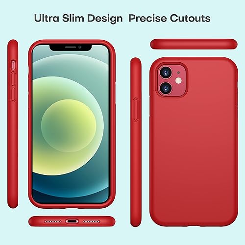 Miniatura 7 de CellEver Funda de silicona ultraduradera para iPhone 11, protección contra caídas de grado militar 3 capas y doble revestimiento ajuste delgado a